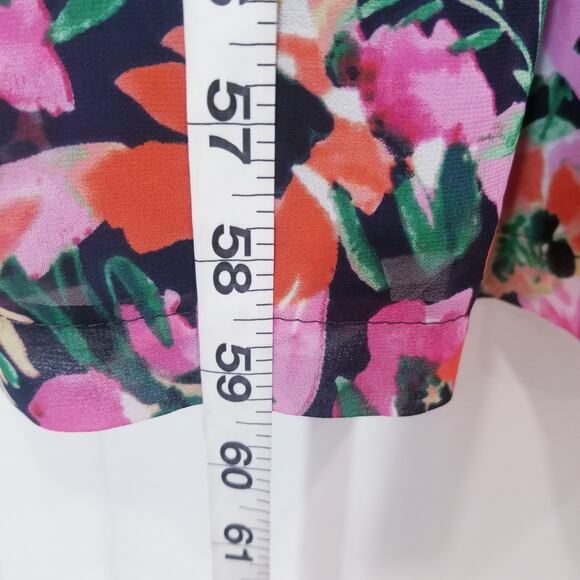 Eliza J Floral Print Halter Maxi Dress Multicolored - Picture 6 of 13